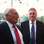 Image of George Ross and Don Roberts at the GM Building in New York City
